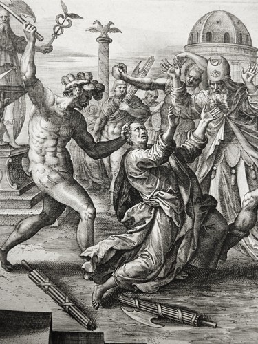 Burin d’Hendrik GOLTZIUS d’après Maarten de Vos - Foto 2 di 3