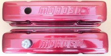 Rare Moroso Nos Sb Chevy Valve Covers Red Powder Coated Tall Aluminum Gasser Rare Moroso Nos Sb Chevy Valve Covers Red Powder Coated Tall Aluminum Gasser
