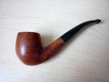 Pipa pfeife pipe marca brand VISCOUNT DELUXE bent billiard - mai fumata unsmoked