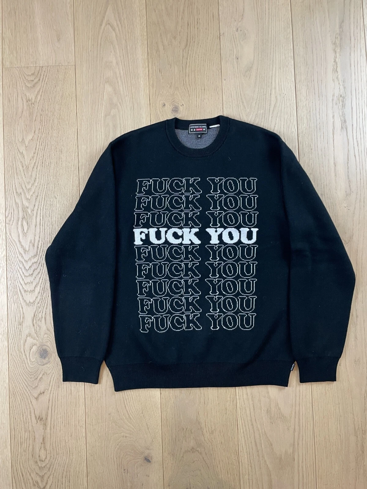 Pull Supreme x Hysteric Glamour FW17 F**ck You Medium DS Nobuhiko Kitamura