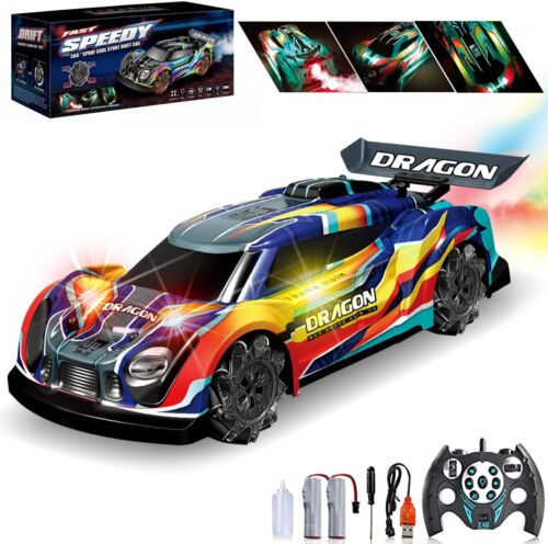 1:14 2.4G Remote Control Car 4WD Drift RC Cars with LED Light Music for Kids Toy - Afbeelding 1 van 30