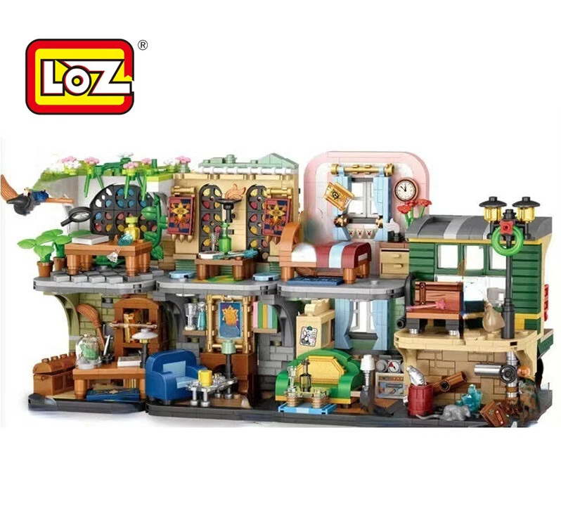 LOZ Mini Street View Building Set - Tiny Shop House Construction Toy 40 Models - Image 3 of 4
