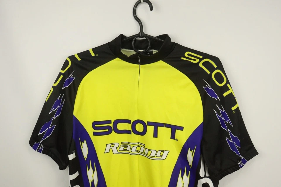 Scott Multicolor Polyester Short Sleeve Full Zipper Medium Wash Cycling Jersey L - Image 2 of 4