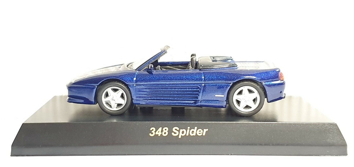 1/64 Kyosho FERRARI 348 SPIDER BLUE diecast car model | eBay