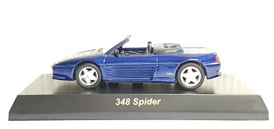 1/64 Kyosho FERRARI 348 SPIDER BLUE diecast car model | eBay
