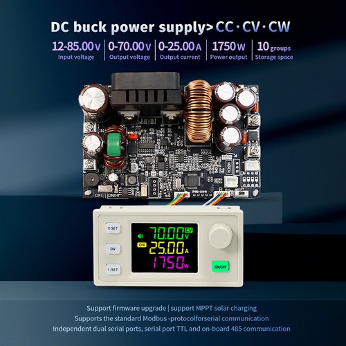Modulo Alimentazione Regolatore di Tensione Regolabile CNC Buck-Boost DC XY7025 - Foto 17 di 27