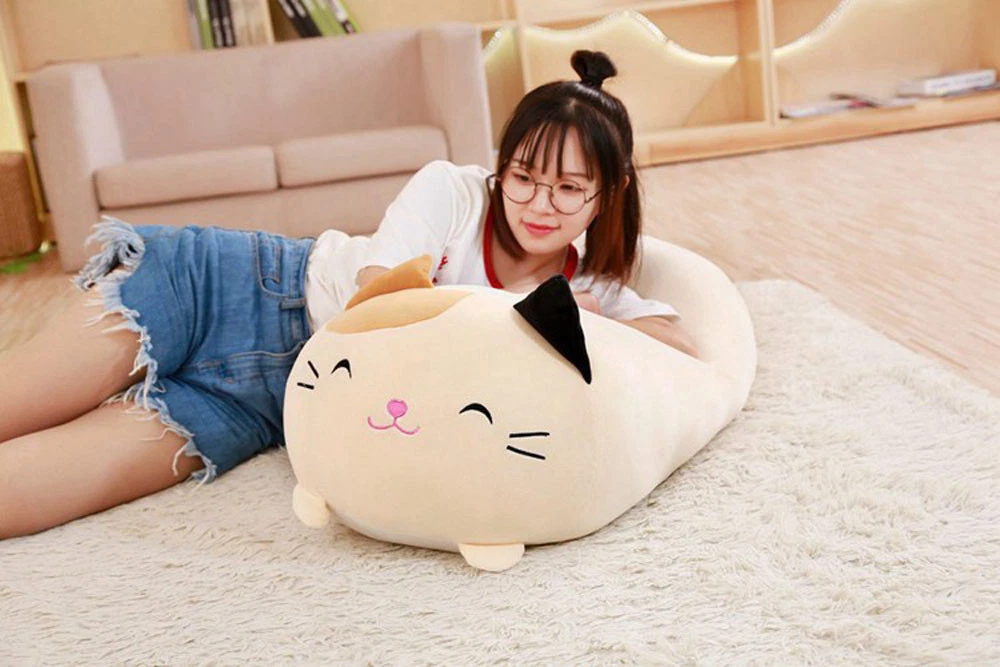 Cute Pillow Squishy chubby Soft Animal Cartoon Cushion Plush Toy Stuffed Pillow