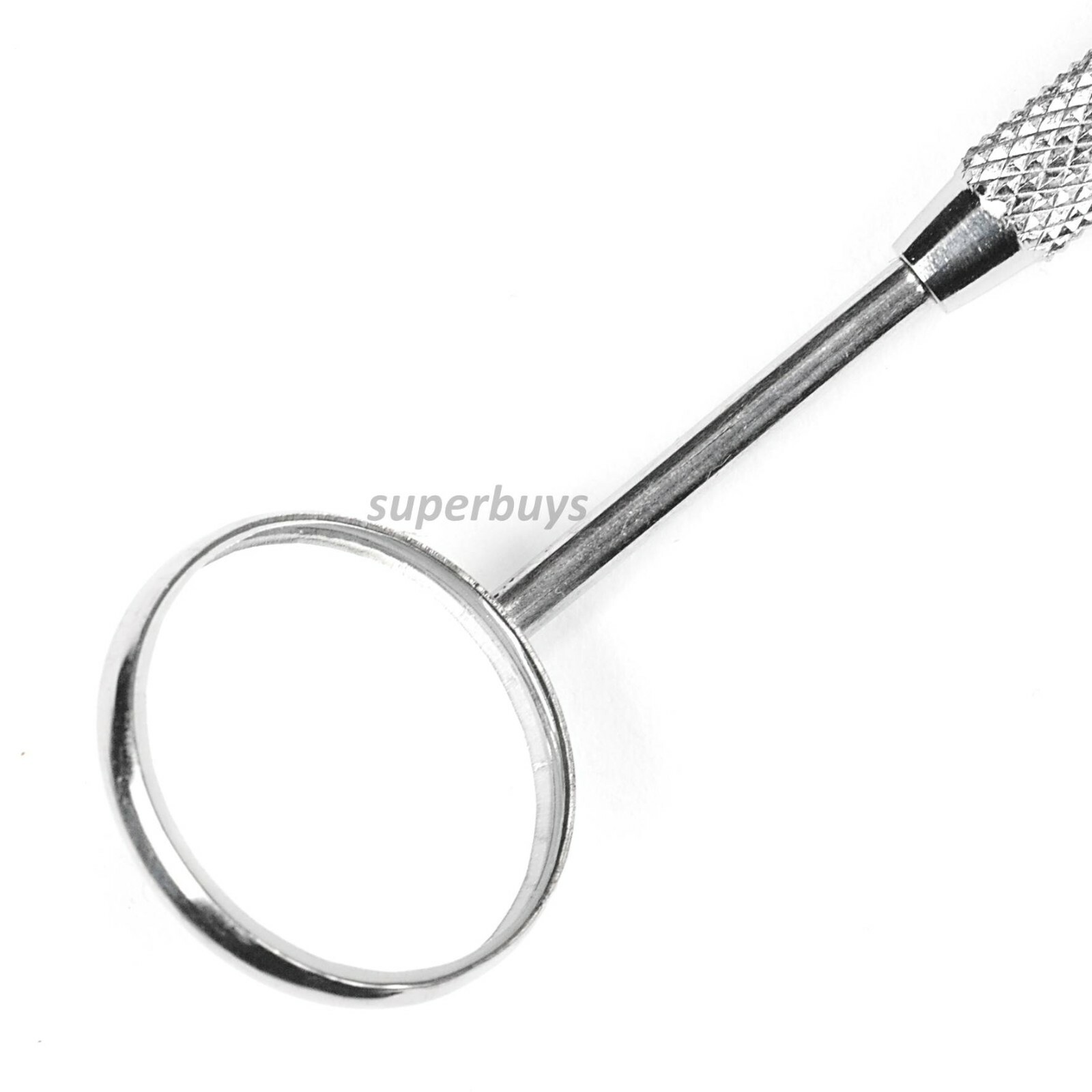 Size 3 Stainless Steel Dental Mirror Teeth Inspection Oral Hygiene