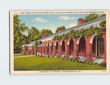 Postcard West Range Edgar Allan Poe Room University of Virginia Virginia USA