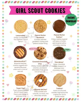 GIRL SCOUTS 2025 GIRL SCOUT COOKIES Abc YOU PICK