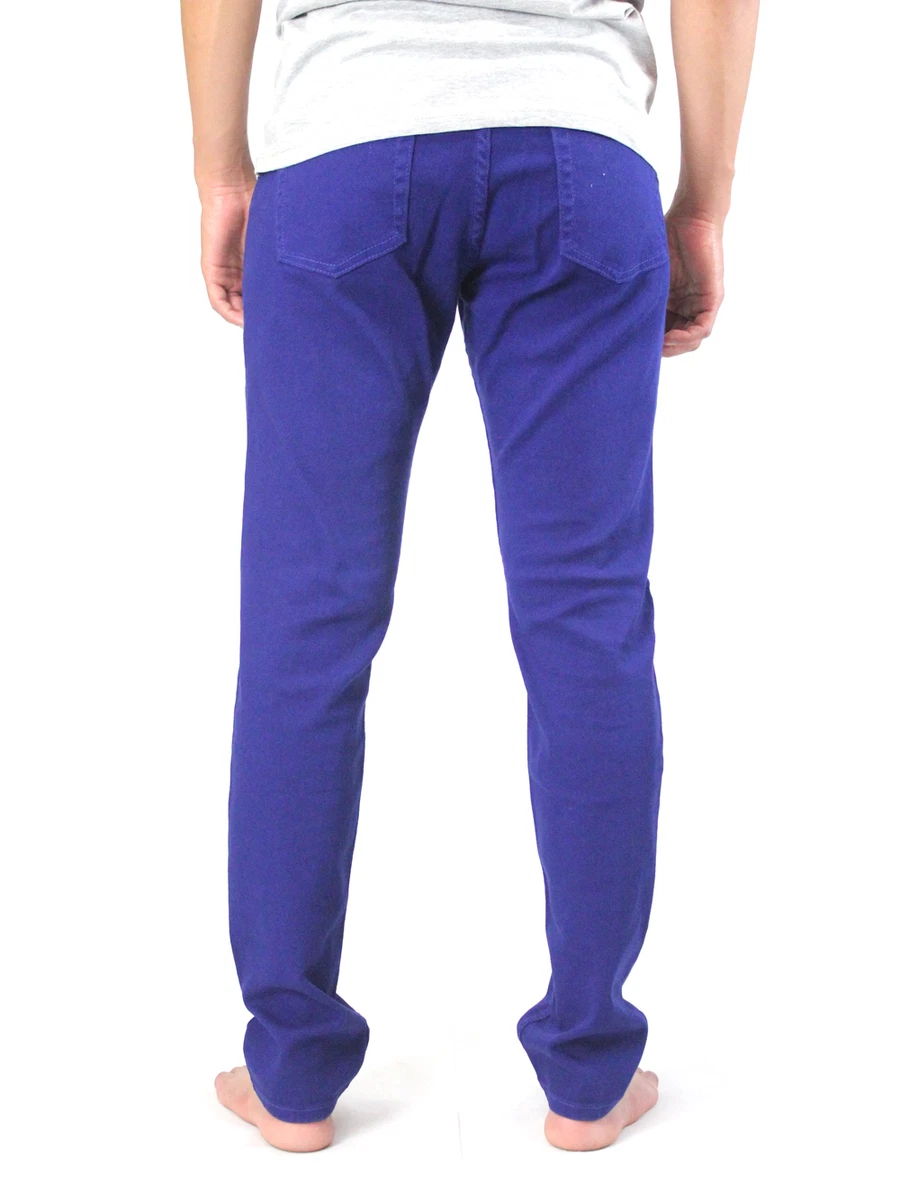 Royal blue jeans mens sales