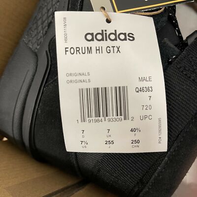 Adidas Originals Forum Hi GORE-TEX Core Black Men Sneakers