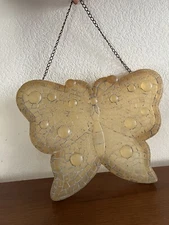 Butterfly Window Suncatcher Sculpture Resin Mcm Mid Century Lucite