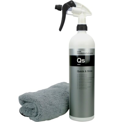 Lackpflegespray Koch Chemie Qs-Quick & Shine 1Liter inkl. Sprayer & Tuch