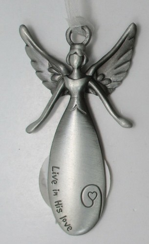 1KD Live in His Love Schutzengel Ornament ganz