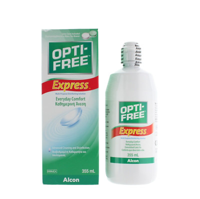 ALCON OPTI FREE EXPRES MULTI PURPOSE DISINFECTING SOLUTION 355ML - FREE SHIPPING