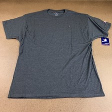 Champion Men's Size XL Charcoal Gray Short Sleeve Crew Neck Athletic T-Shirt NWT