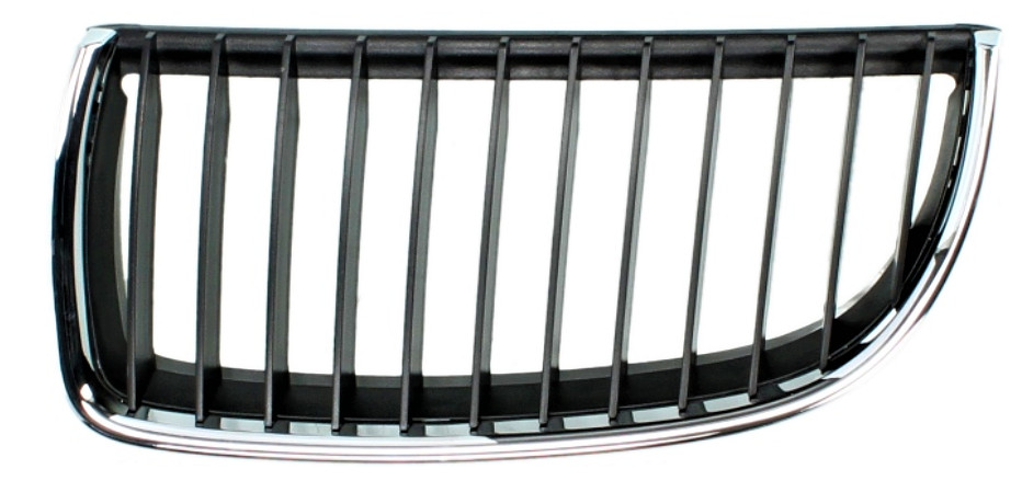 Grille de calandre gauche haut de gamme chrome noir pour BMW Série 3 E90 E91 berline 2005