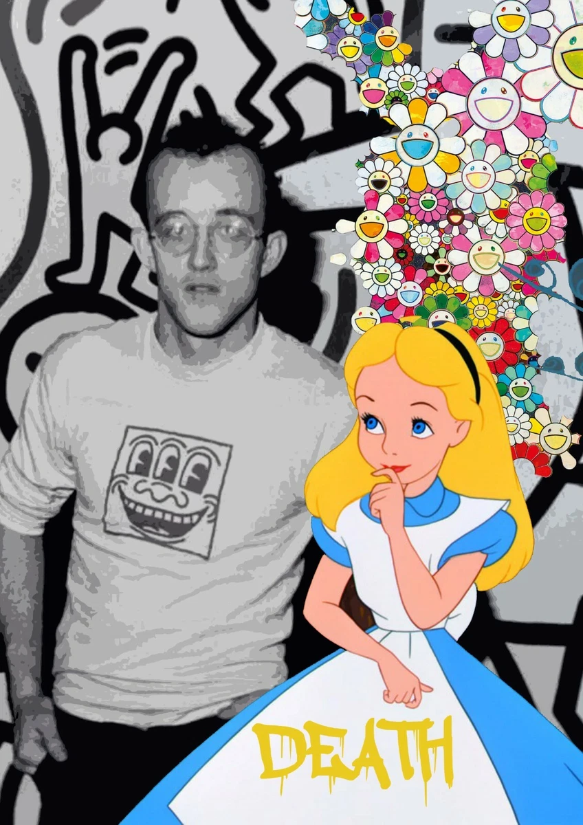 Death NYC ART PRINT Ltd Edスヌピー/フラワー Death NYC ART PRINT