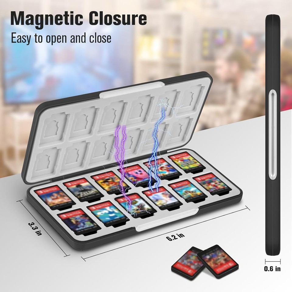 24 Slots Game Card Case for Nintendo Switch Games Hard Shell Storage ...