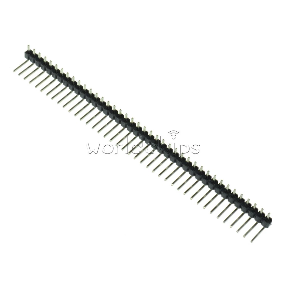 20PCS 40Pin 2.54mm Pitch Single Row Right Angle Pin Header Strip For Arduino Kit - Image 4 of 4
