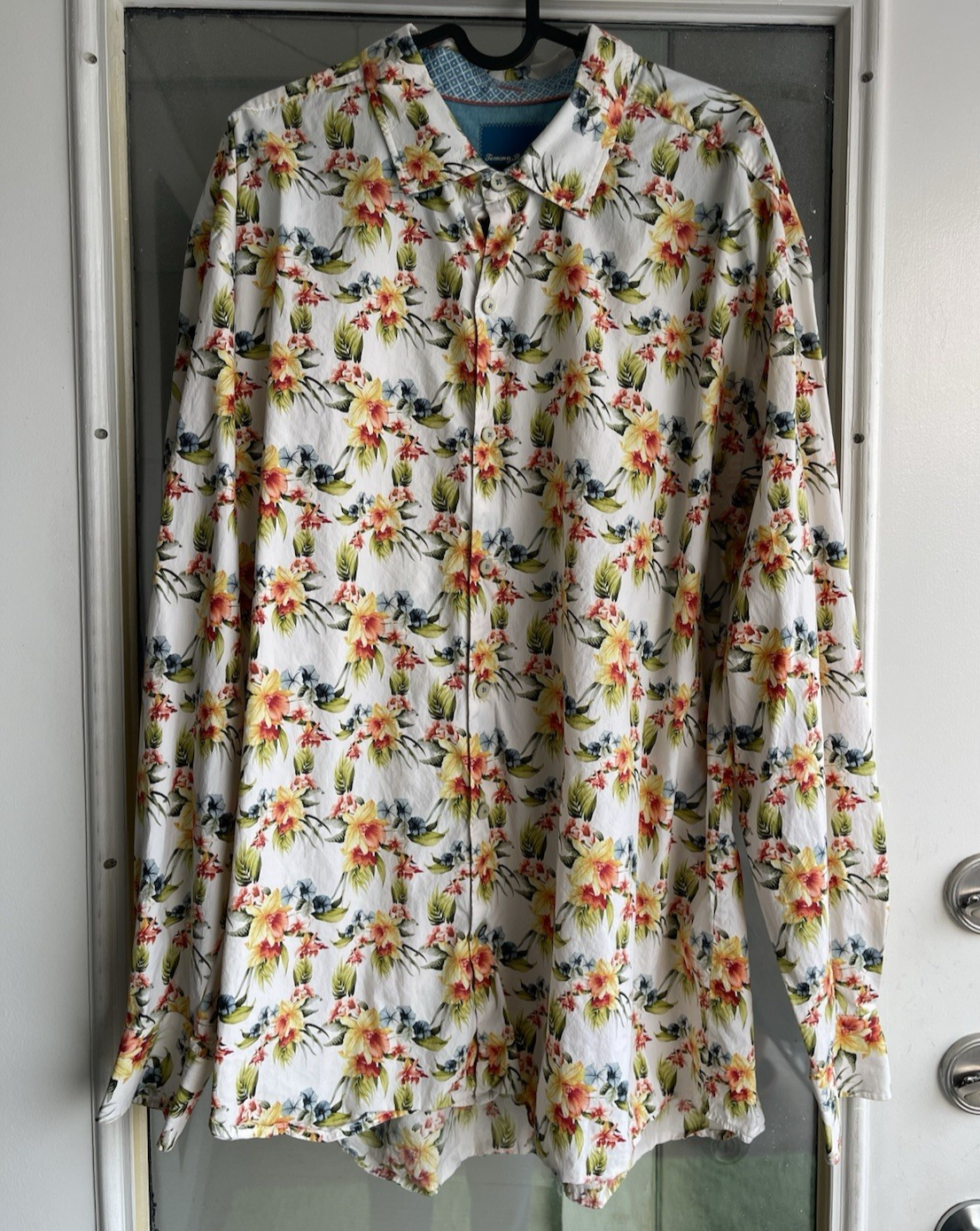 Tommy Bahama Silk Cotton Hawaiian Shirt XXL Tropical