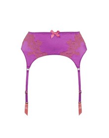 Agent Provocateur CAILINE Suspender S/2 NWT Magenta & Melon Orig $190 RARE [A3]