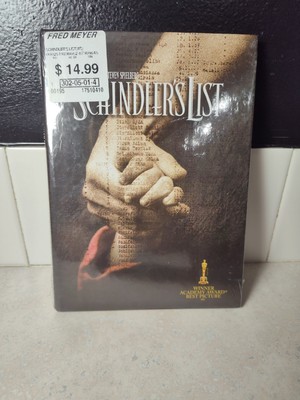 Schindler's List (DVD, 2004, Widescreen) Brand New Factory Sealed Spielberg