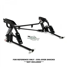 1968-1974 Chevy Nova X-Body Parallel Rear 4-Link Kit - NO SHOCKS - Fits QA1 AFCO