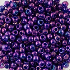 11/0 TOHO ROUND Higher Metallic Grape Seed Bead 8g