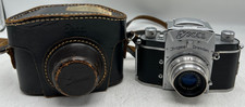 Exakta Ihagee EXA Version 1 35mm Film SLR Camera Body w/ Ludwig 50mm F2.9  Case