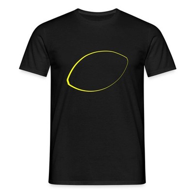 American Football Geschenk Fan Touchdown Gelb Männer T-Shirt