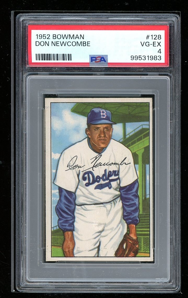 1952 Bowman #128 Don Newcombe PSA 4
