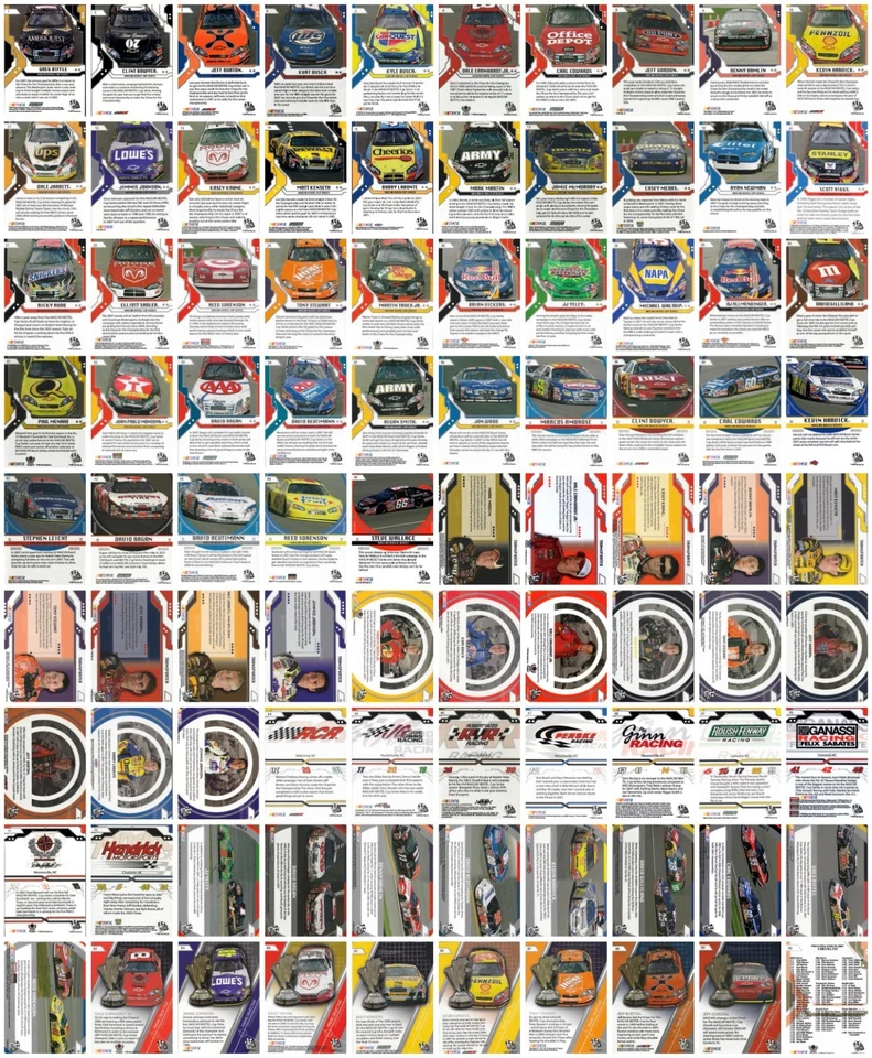 2007 Press Pass Stealth Chrome 90 Card Nascar Set - Image 2 of 2