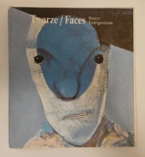 Stasys Eidrigevicius Faces Twarze art book with signed numbered print & postcard