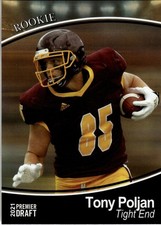 Tony Poljan 2021 SAGE Premier Draft Football - #98 - Virginia Cavaliers