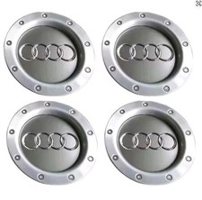 Audi TT Mk1☆A2☆A4☆A6☆Alloy Wheel Centre Caps Silver☆8D0601165K☆147mm☆FAST P&P 