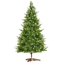 KüNstlicher Weihnachtsbaum Blitzen In GrüN Deko Tannenbaum Kunstbaum Pvc 180Cm