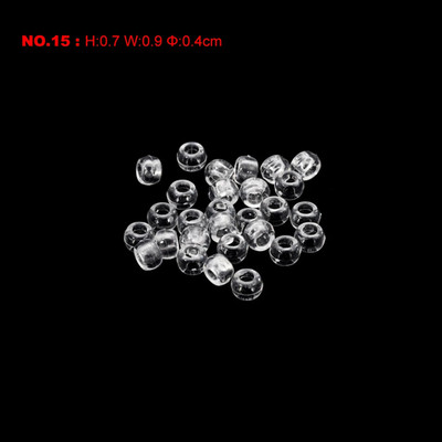10Pcs Cord Lock Plastic Stopper Cord Ends Toggles Clip Buckle Transparent Clear 