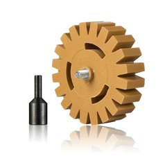 Rubber Eraser Wheel Decal Remover – Adhesive Removal Tool for Drill, Car V