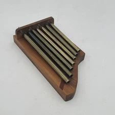 VINTAGE WOODEN DOOR HARP CHIME HANDCRAFTED