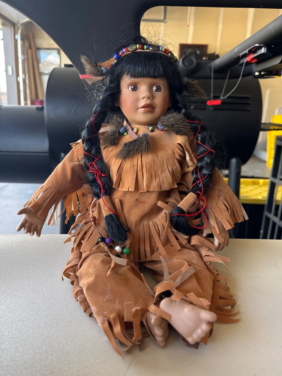 25+ Cultures & Ethnicities Porcelain Native American Dolls & Doll