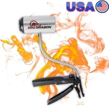 Portable BBQ Air Blower Fan Rechargeable Adjustable Airflow Charcoal Starter New