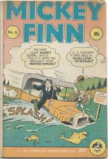 Mickey Finn #6 (1945) – 6 Complete Adventures | Lank Leonard Art | Golden Age