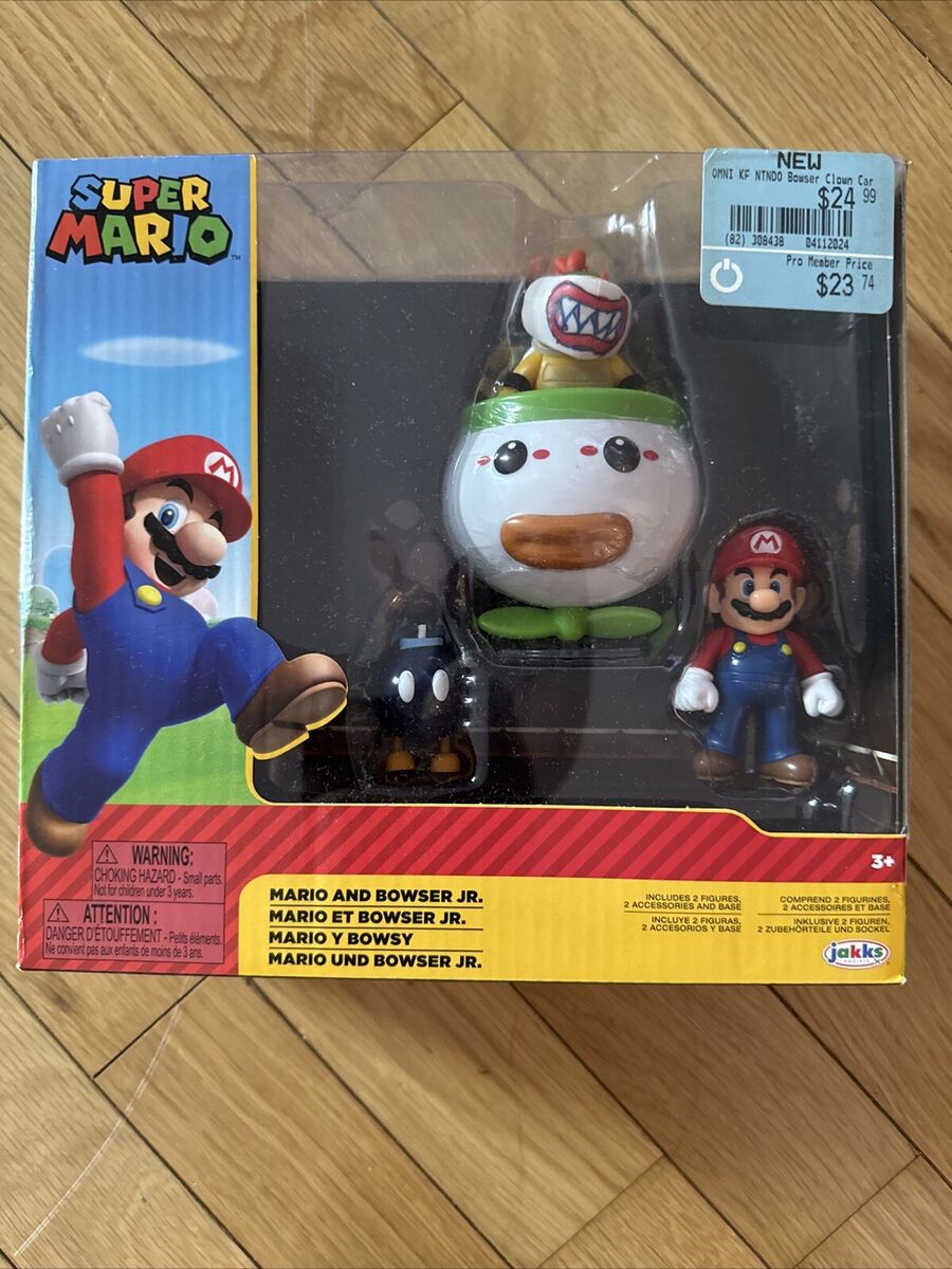 Jakks Pacific Nintendo MARIO and BOWSER JR with CLOWN CAR Jakks Pacific Nintendo MARIO and BOWSER JR with CLOWN CAR
