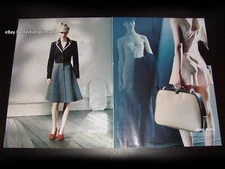 vintage MIU MIU 2-Page PRINT AD Fall 2000 JENNY VATHEUR Horst Diekgerdes LEGS