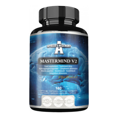 APOLLO'S HEGEMONY Mastermind v2 180 Kaps   Fokus, Gedächtnis, Energie