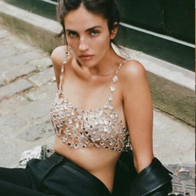 Sexy Hollow-out Gem Chic Lingerie Body Chain Top Water Drop Bra Bikini  Jewelry | eBay