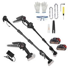 Electric Pole Saw & Mini Chainsaw Adjustable Chainsaw Length Chain Saw Portable