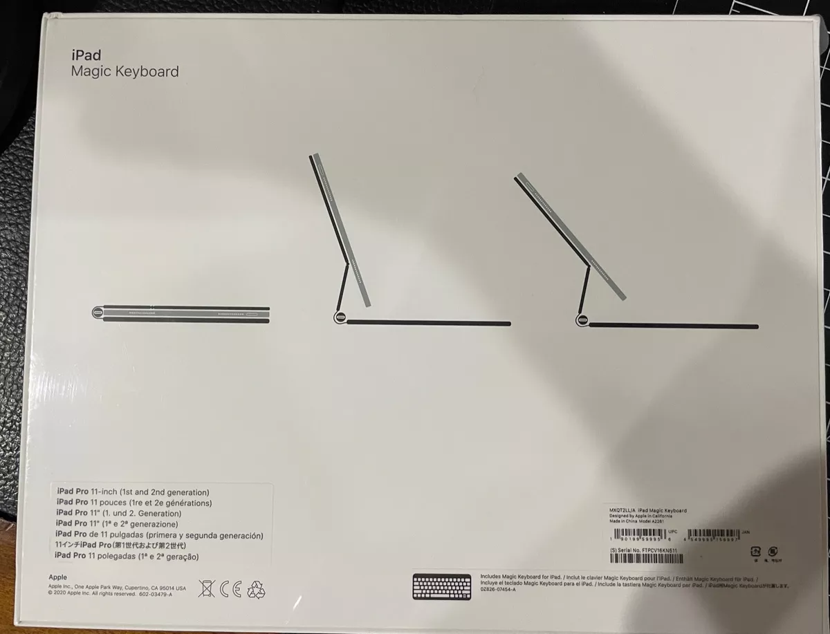 BRAND NEW SEALED Apple MAGIC KEYBOARD 2nd Gen Apple 11” iPad Pro MXQT2LL/A